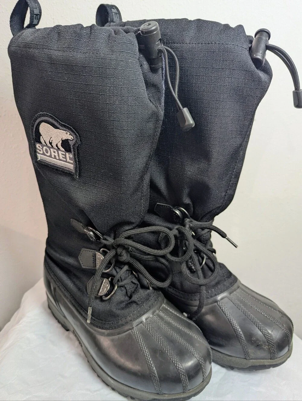 SOREL Blizzard Waterproof Insulated Black Snow Boots Men’s Size 8